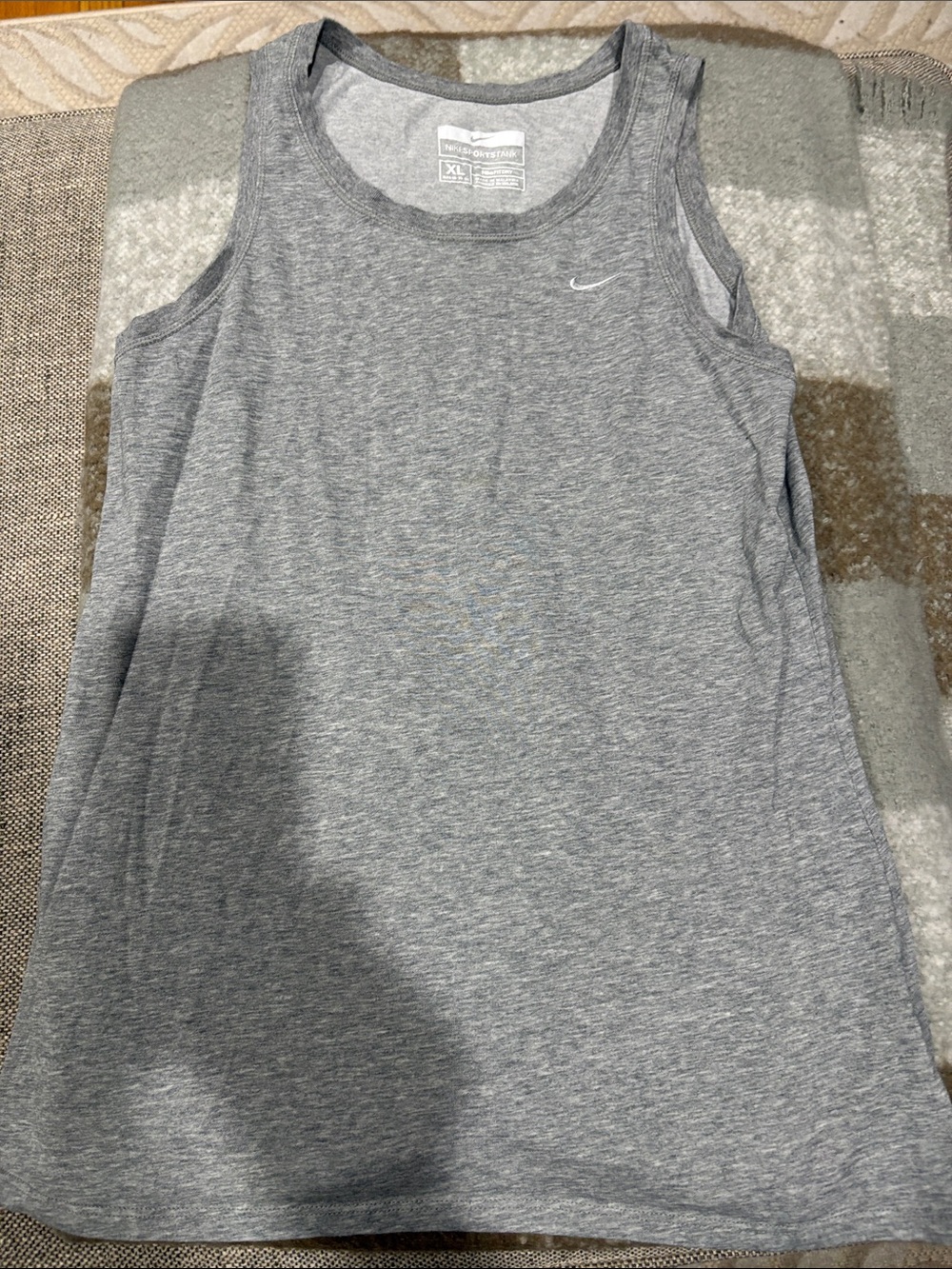 Nike Gray Heather Dri-FIT Women's Tank Top